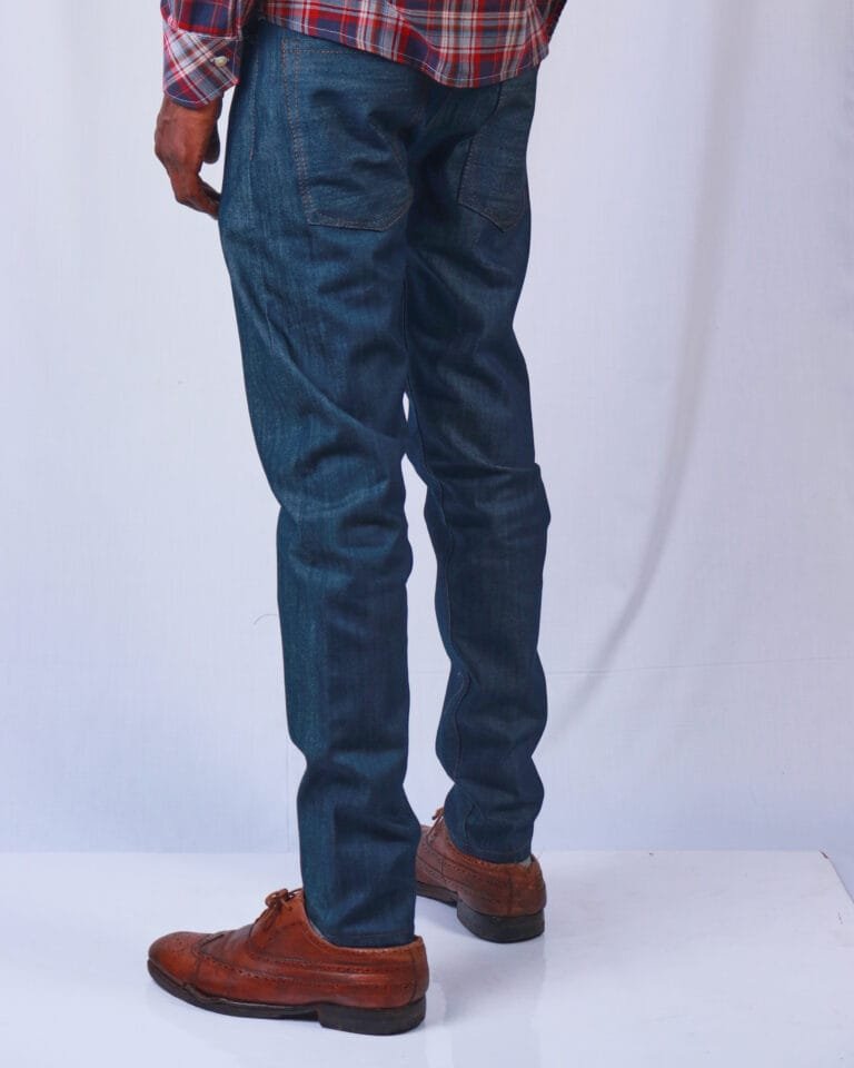 Cladshati Greenish Tint darkwash jeans - Image 4
