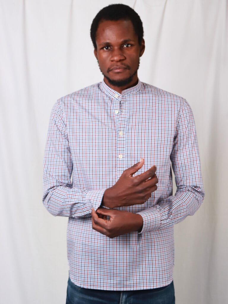 Cladshati five color Checked popover shirt