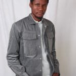 Cladshati Gray Corduroy Jacket