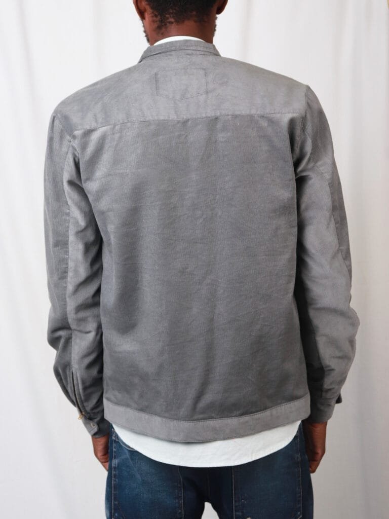 Cladshati Gray Corduroy Jacket - Image 4