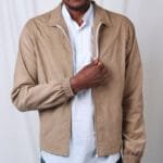 Cladshati Beige Corduroy Jacket