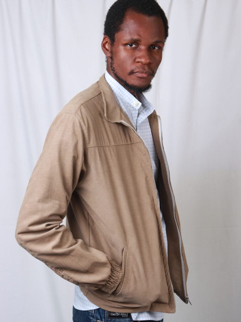 Cladshati Beige Corduroy Jacket - Image 3