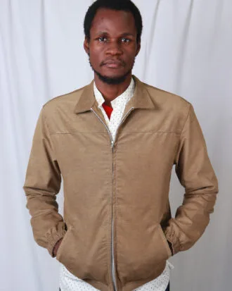 Cladshati Brushed Cotton Beige Jacket