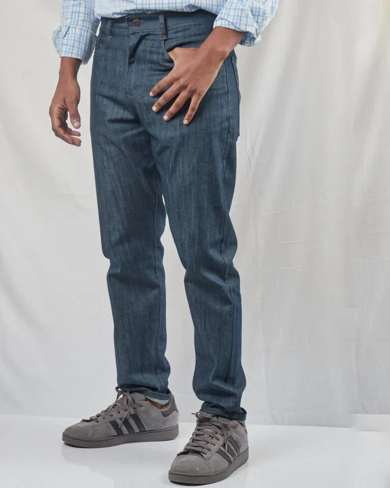 Cladshati Greenish Tint darkwash jeans - Image 2