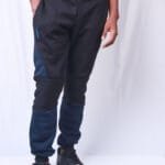 Cladshati Sweatpants contrasting colors Navy Black