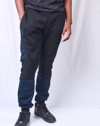 Cladshati Sweatpants contrasting colors Navy Black