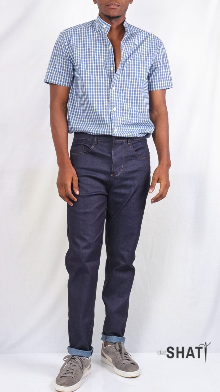 Cladshati Classic Dark Wash Jeans - Image 6