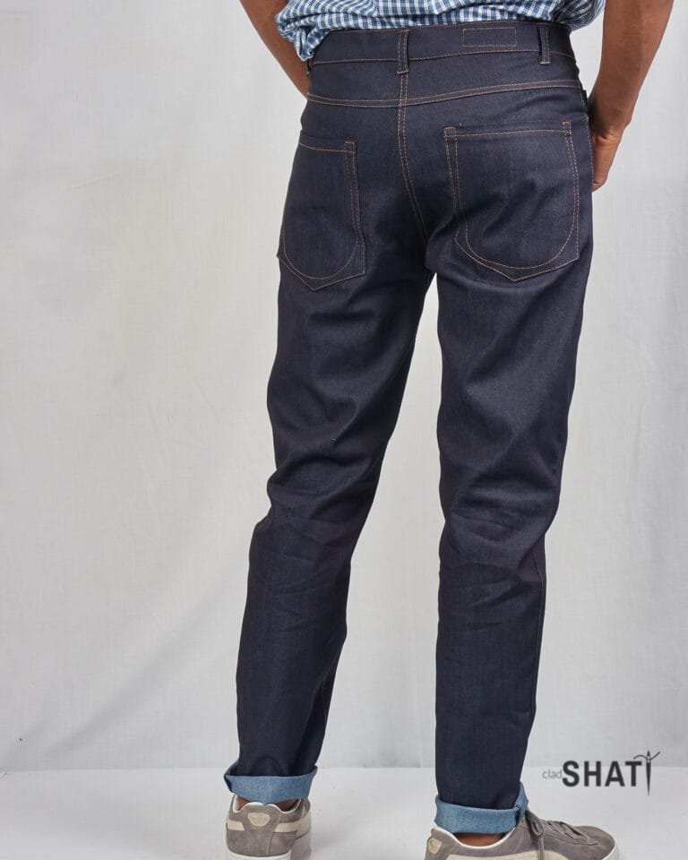 Cladshati Classic Dark Wash Jeans - Image 4