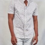 Elevate Your Style with Our Maroon Floral White Button Down Shirt