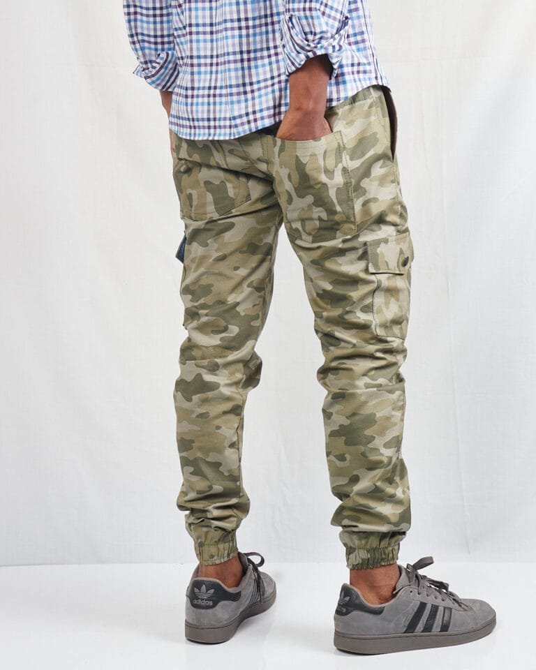 Camouflage Combat With Side Pocket Jogger Pants - Image 3