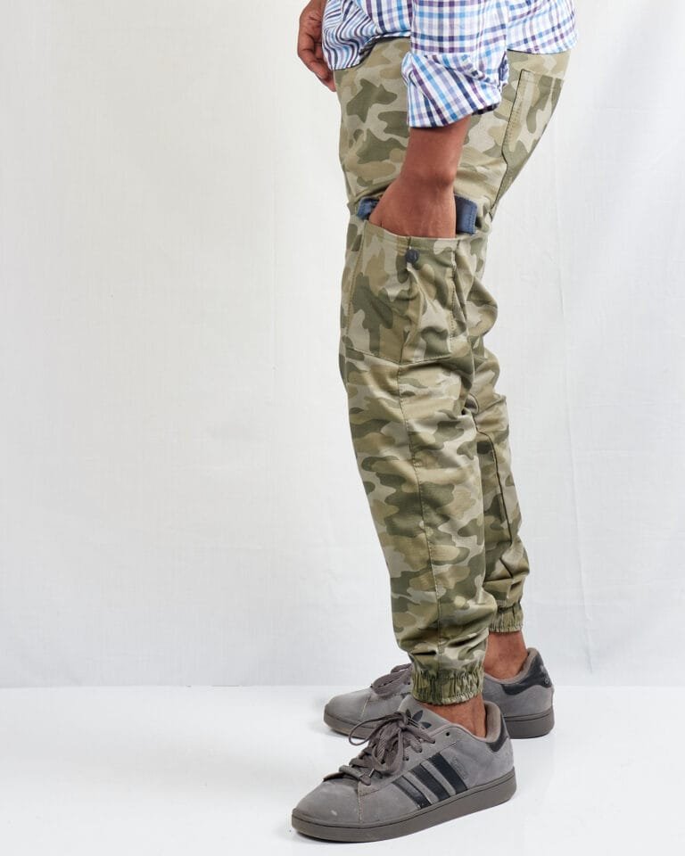 Camouflage Combat With Side Pocket Jogger Pants - Image 4