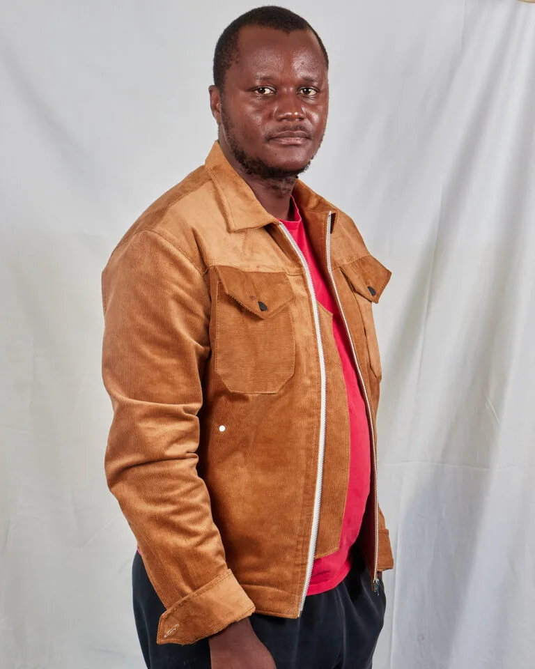 Brown tan corduroy jacket - Image 2