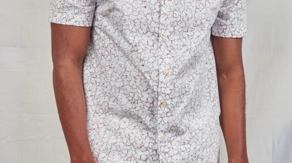 Elevate Your Style with Our Maroon Floral White Button Down Shirt