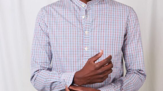 Cladshati five color Checked popover shirt