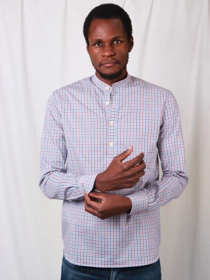 Cladshati five color Checked popover shirt