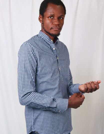 Cladshati Blueish checked shirt