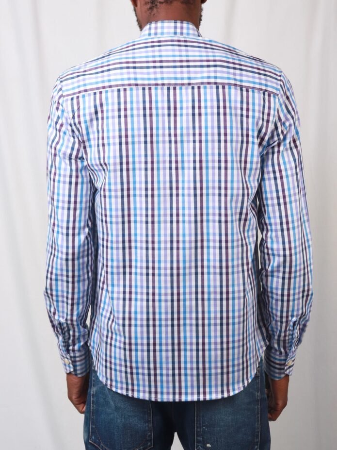 Cladshati Checked Popover Shirt - Image 4