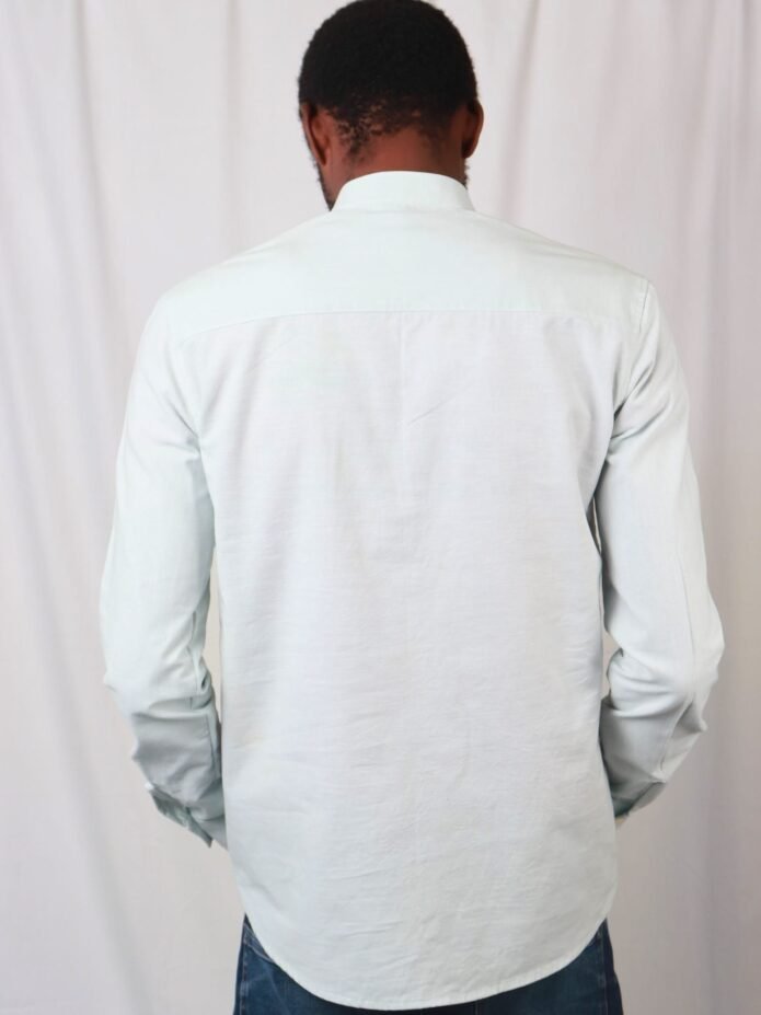 Cladshati Lime Cream Popover Shirt - Image 3