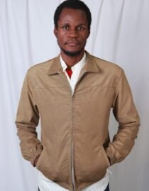 Cladshati Brushed Cotton Beige Jacket