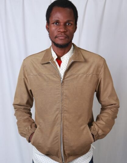 Cladshati Brushed Cotton Beige Jacket
