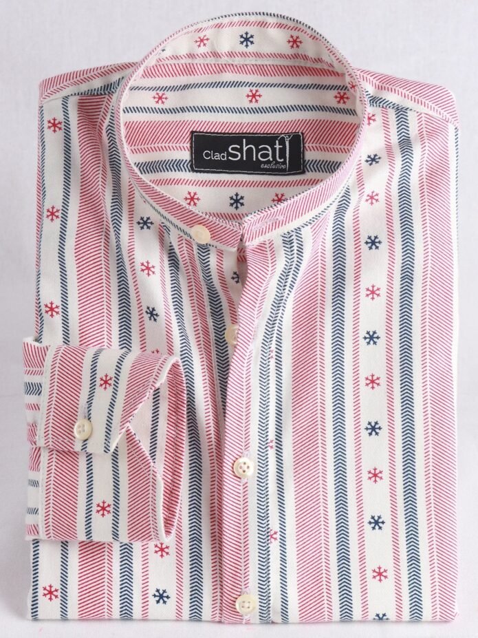 Cladshati pink star pop over shirt - Image 2