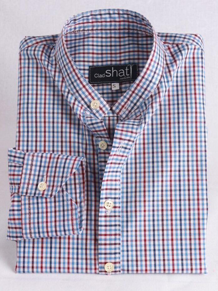Cladshati five color Checked popover shirt - Image 2
