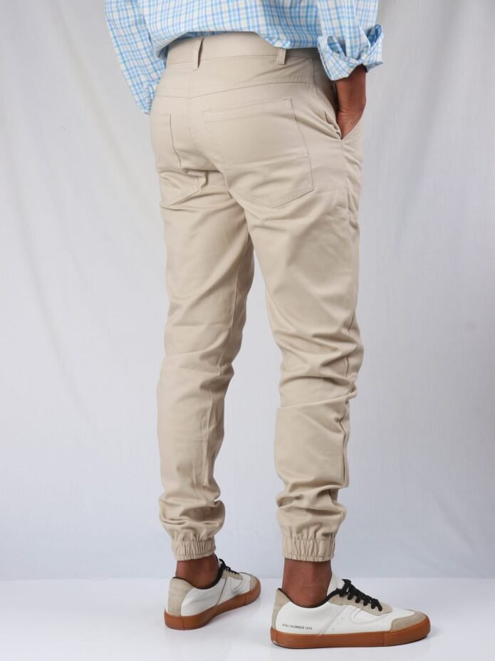 Light Beige jogger pants - Image 4