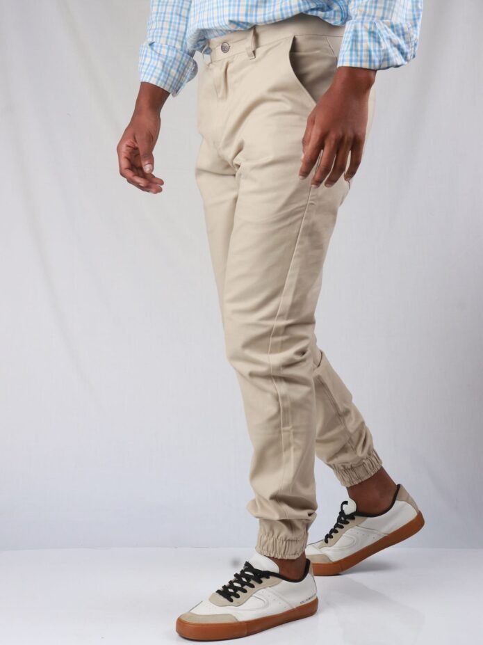 Light Beige jogger pants - Image 3