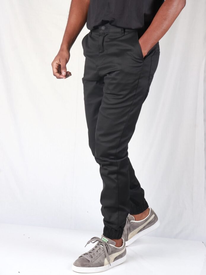 Black jogger pants - Image 2