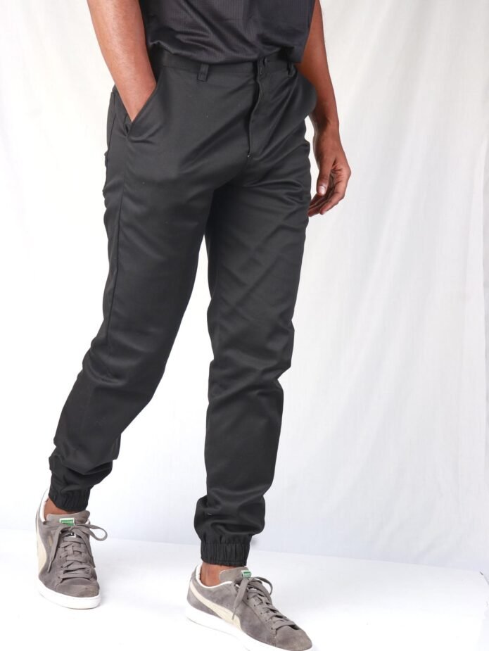 Black jogger pants