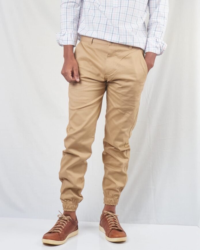 beige Jogger pants