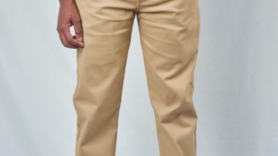 Beige Khaki Men's pants