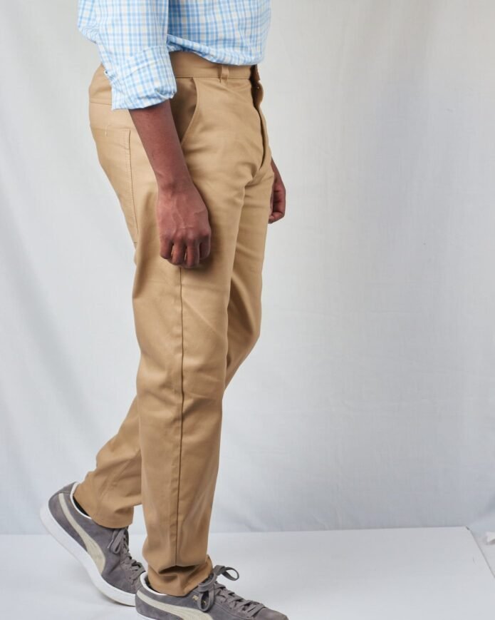 Beige Khaki Men's pants - Image 2
