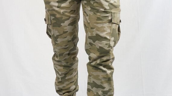 Camouflage Combat With Side Pocket Jogger Pants
