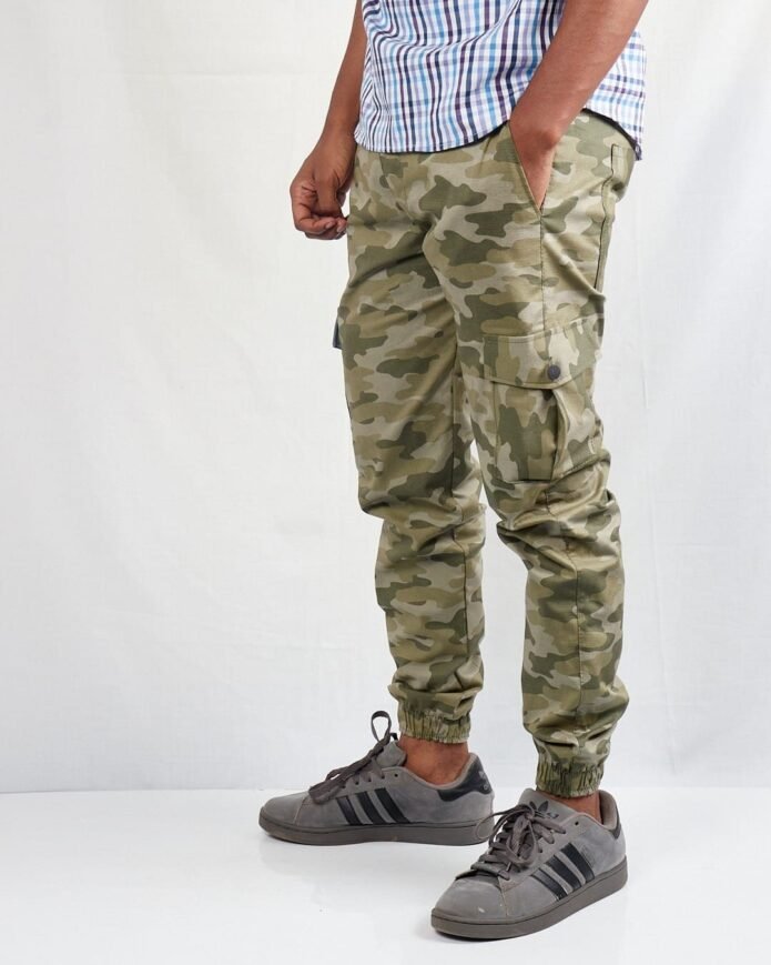Camouflage Combat With Side Pocket Jogger Pants - Image 2