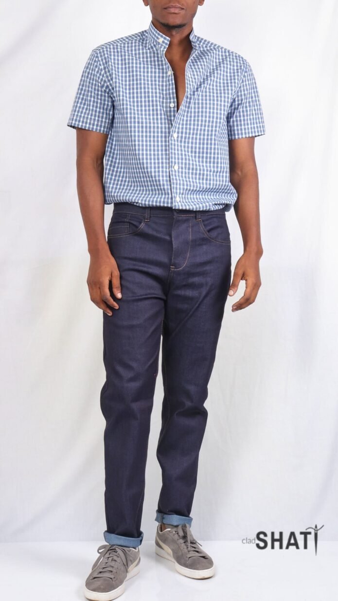 Cladshati Classic Dark Wash Jeans - Image 6