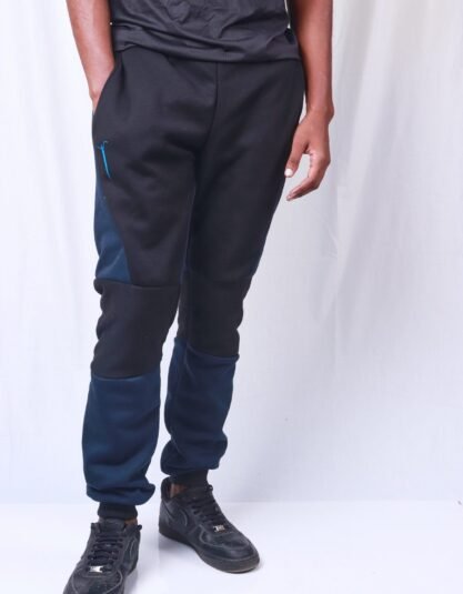 Cladshati Sweatpants contrasting colors Navy Black