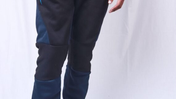 Cladshati Sweatpants contrasting colors Navy Black