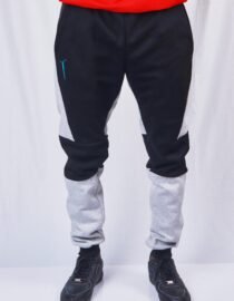 Cladshati Sweatpants contrasting colors gray- Black