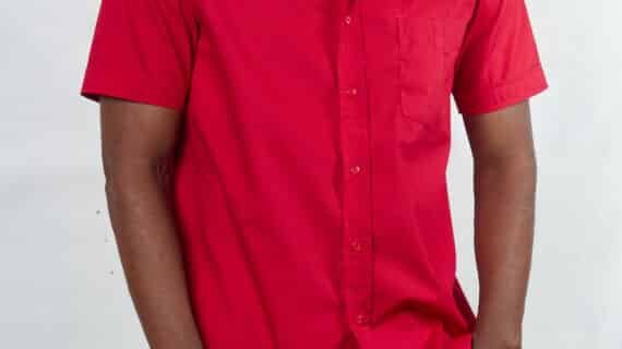 The Crimson Knot – Valentine’s Edition Mandarin Collar Shirt