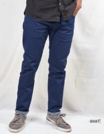 Blue slim fit Stretchy cladshati men's jeans